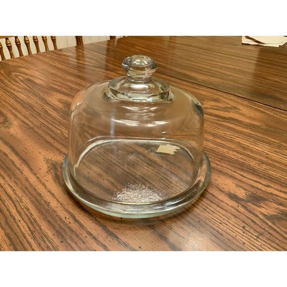 Vintage‎ 1998 Glass Pedestal Bowl Centerpiece Decorative Serving Dish - Picture 1 of 3